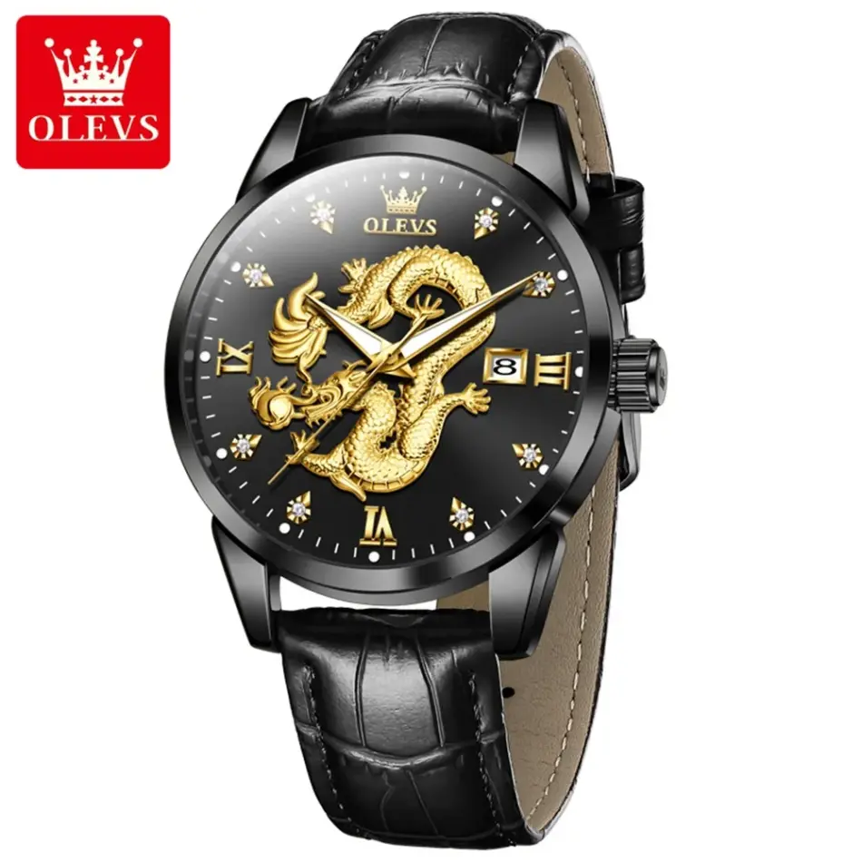 Olevs Men's Watch 3619 - Image 11