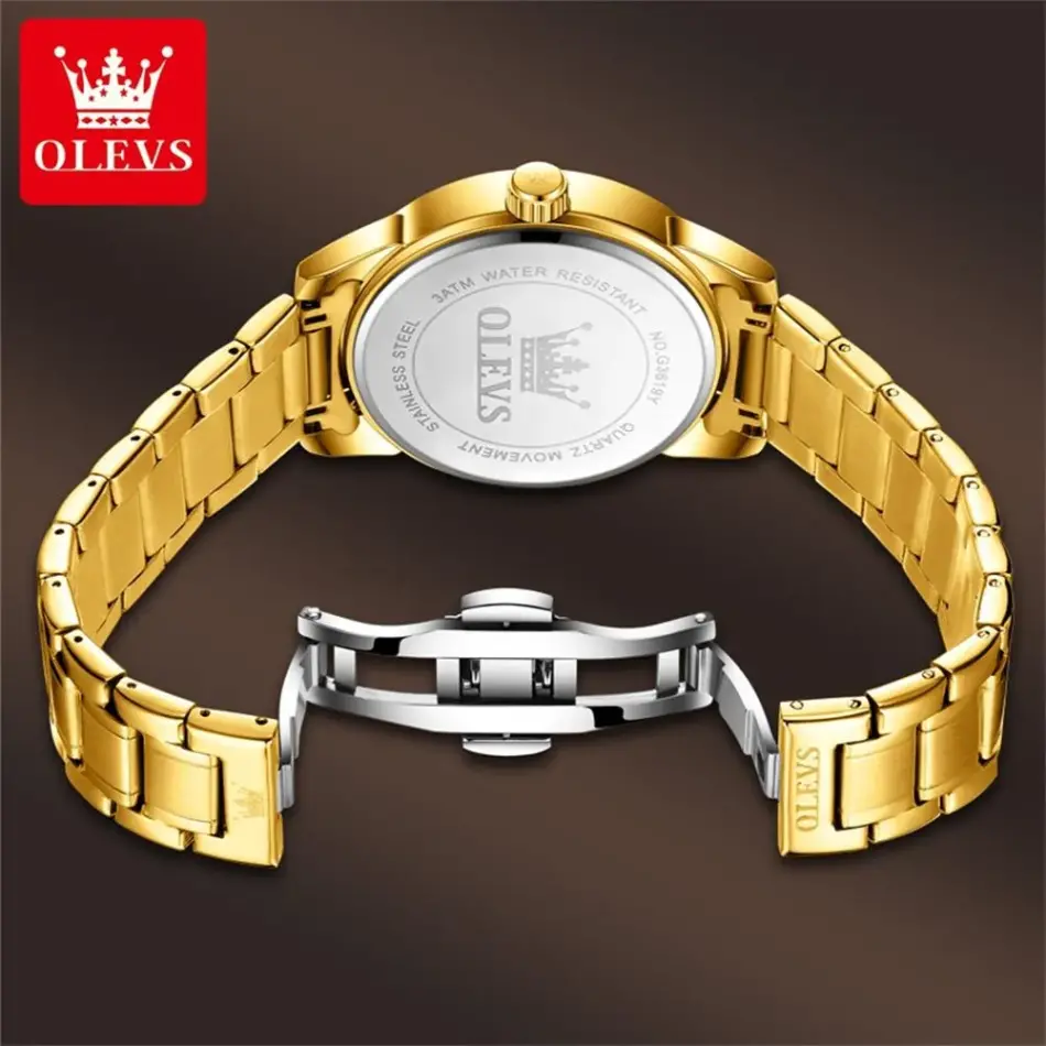 Olevs Men's Watch 3619 - Image 2