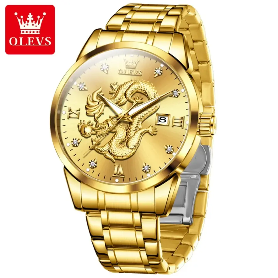 Olevs Men's Watch 3619 - Image 7