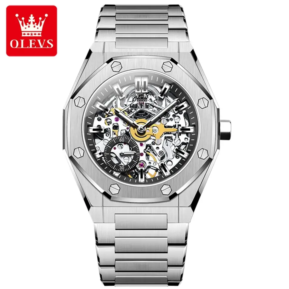 Olevs Men's Watch 6669 - Image 9