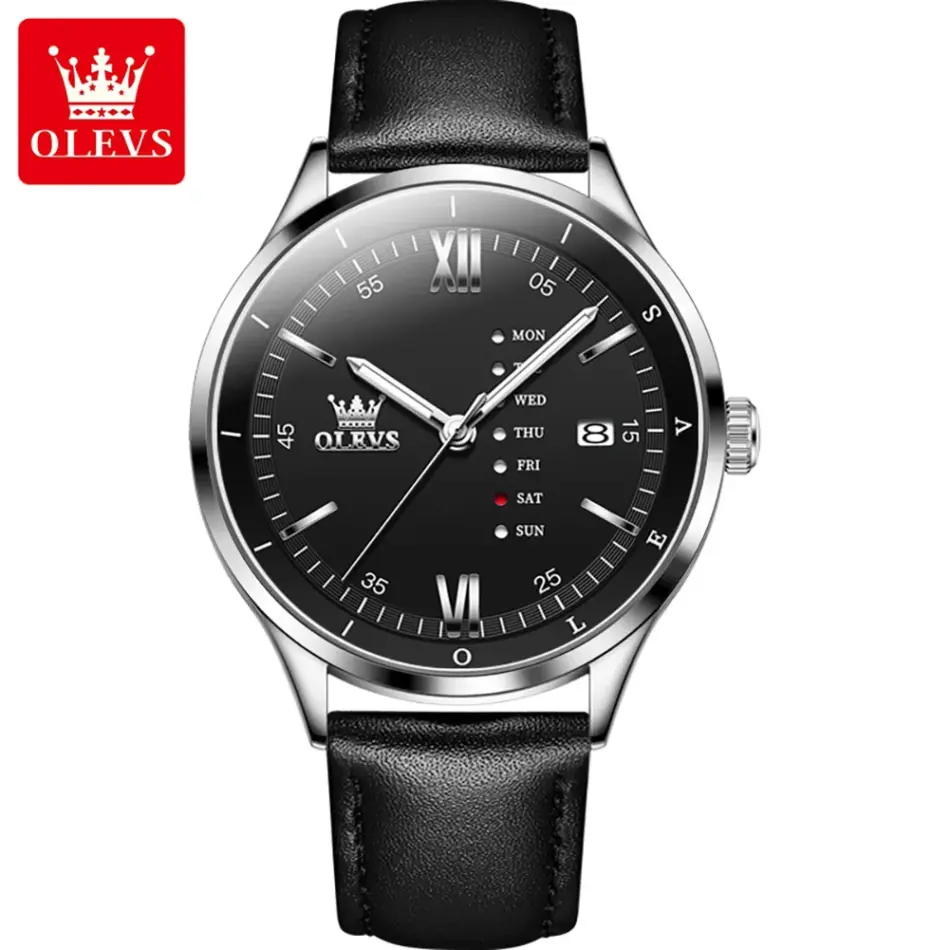 Olevs Men's Watch 2931 - Image 9