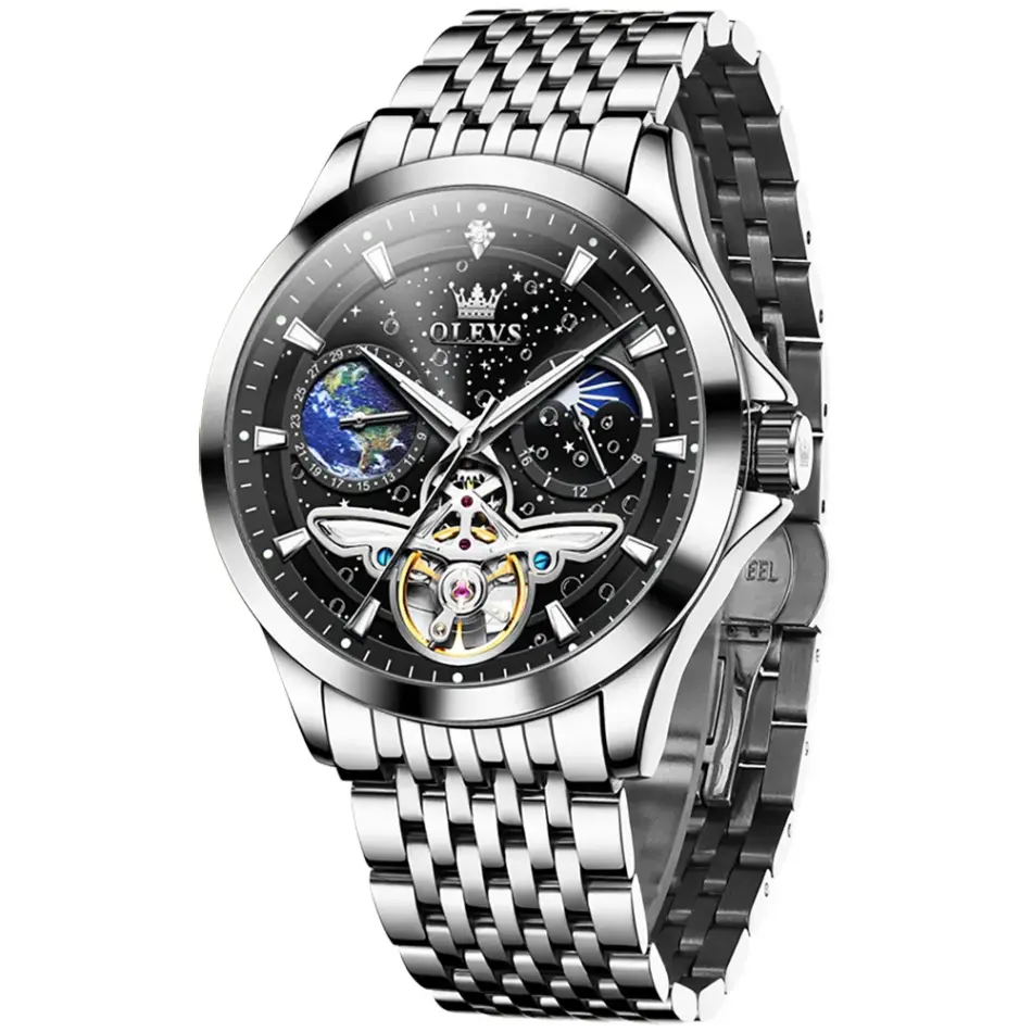 Olevs Men's Watch 6705 - Image 5