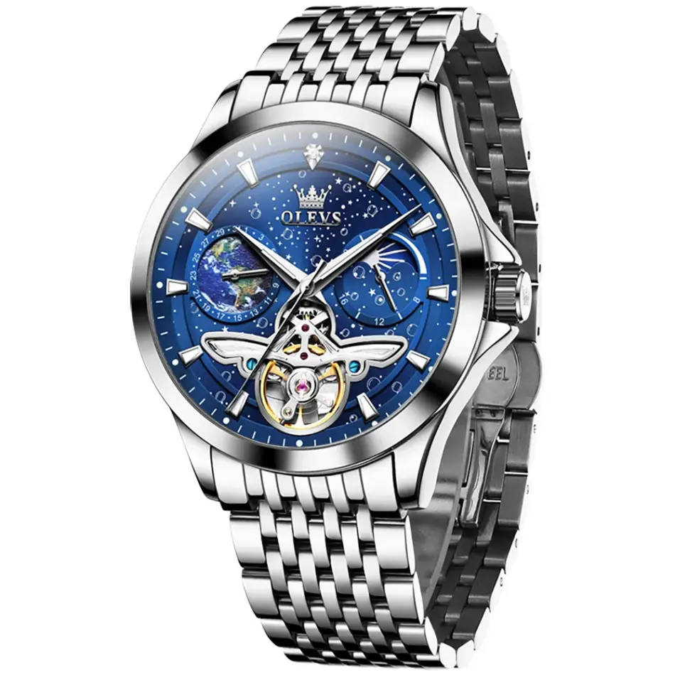 Olevs Men's Watch 6705 - Image 6