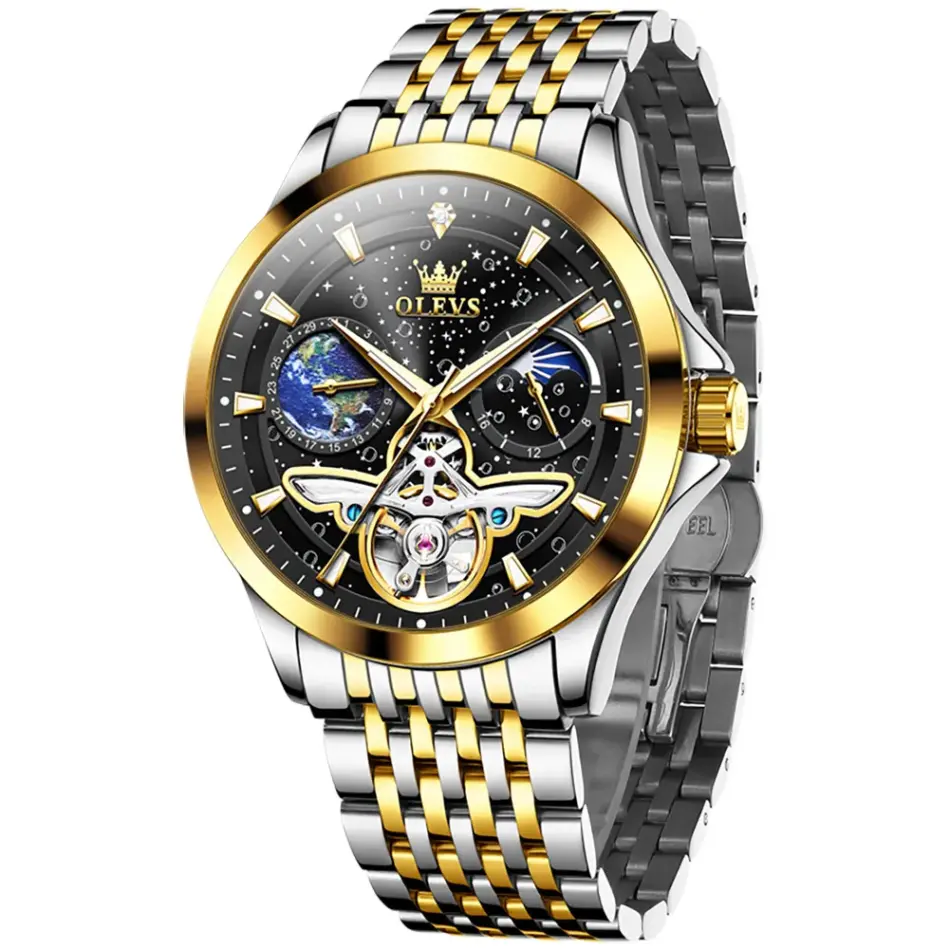 Olevs Men's Watch 6705 - Image 7