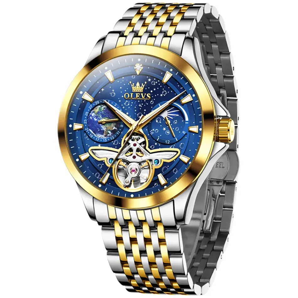 Olevs Men's Watch 6705 - Image 8