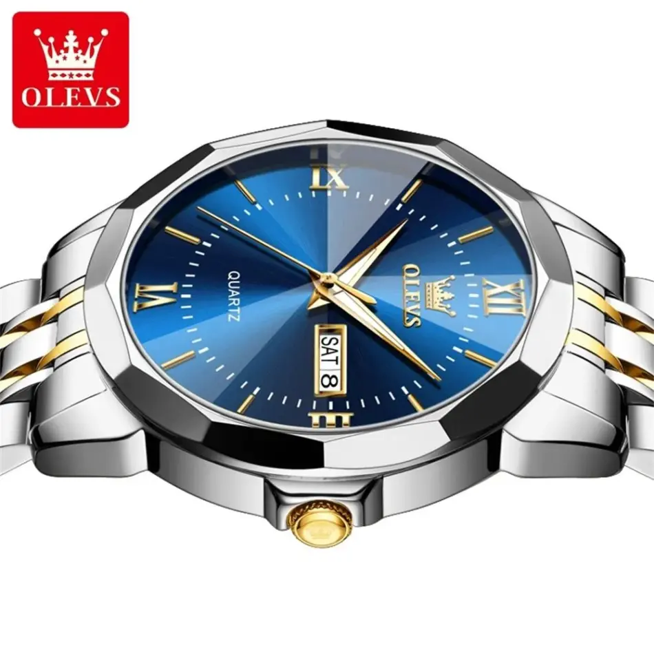 Olevs Men's Watch 9989 - Image 3