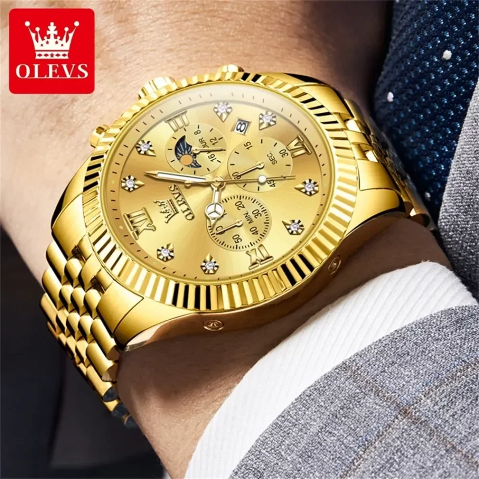 Olevs Men's Watch 2932 - Image 2