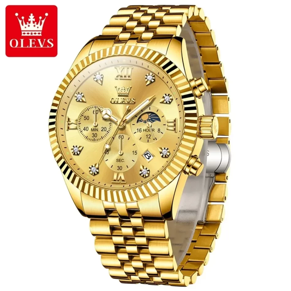 Olevs Men's Watch 2932 - Image 8