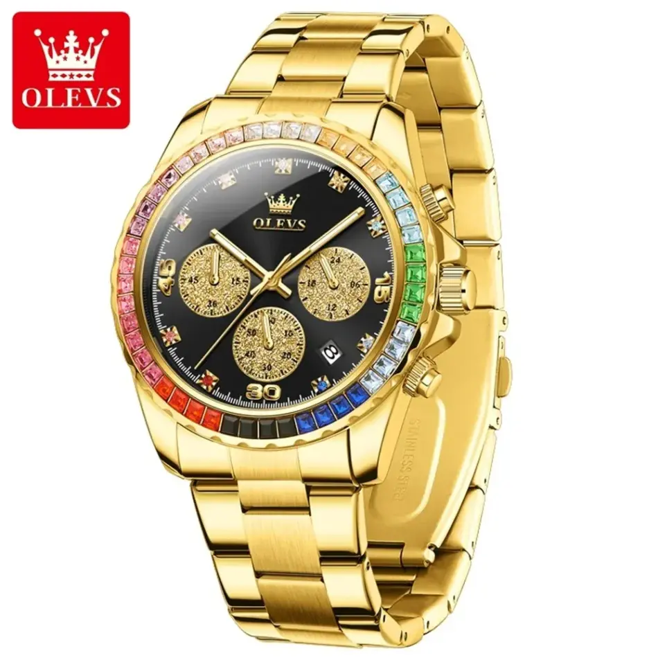 Olevs Men's Watch 2939 - Image 8