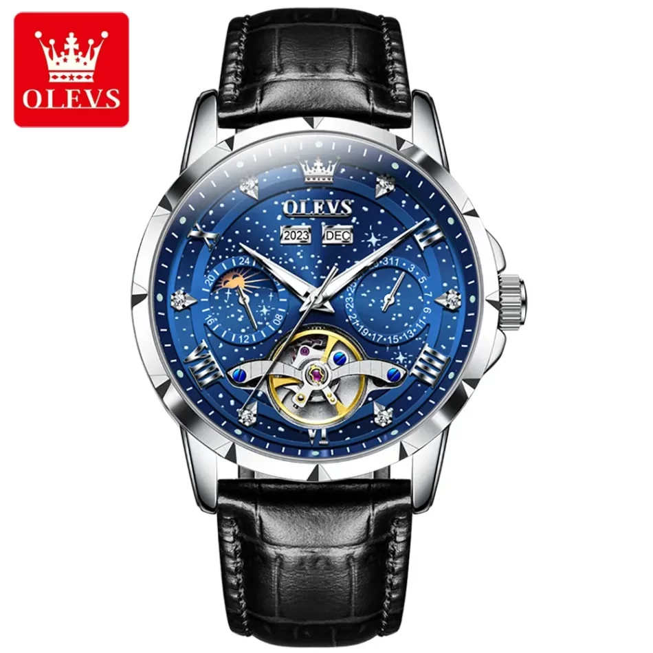 Olevs Men's Watch 6690 - Image 10