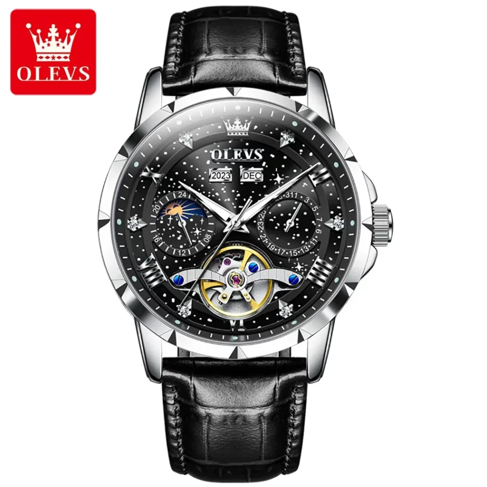 Olevs Men's Watch 6690 - Image 11