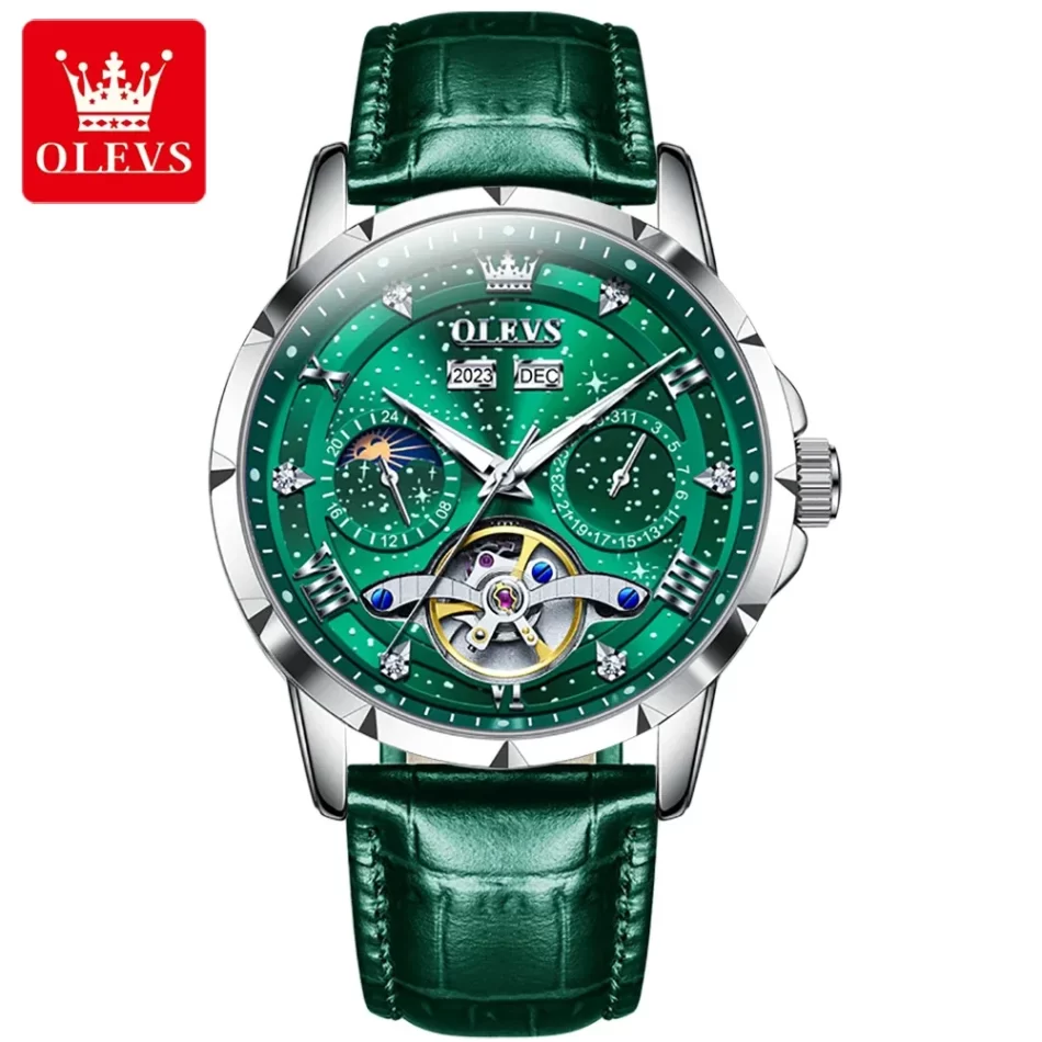 Olevs Men's Watch 6690 - Image 12