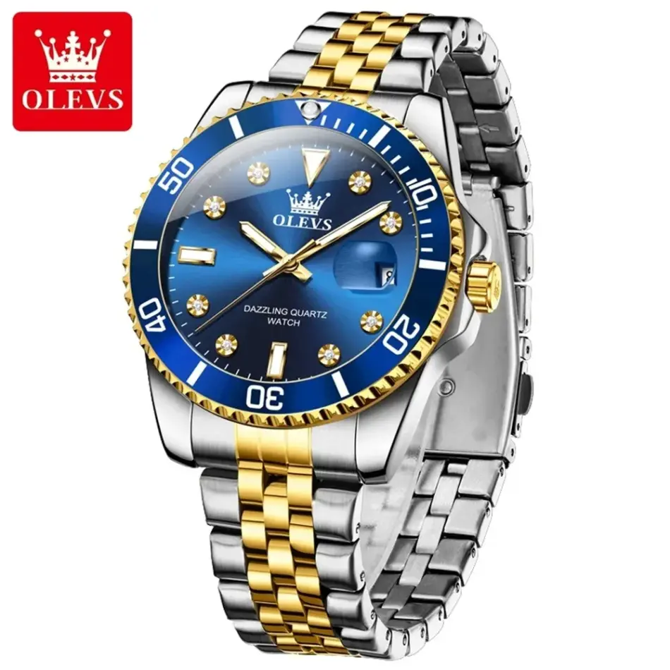 Olevs Men's Watch 9809 - Image 11