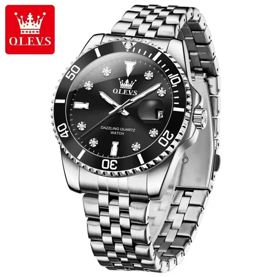 Olevs Men's Watch 9809 - Image 6