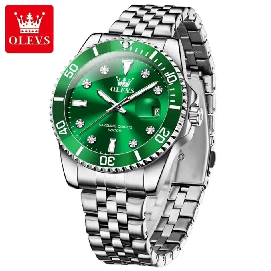 Olevs Men's Watch 9809 - Image 7