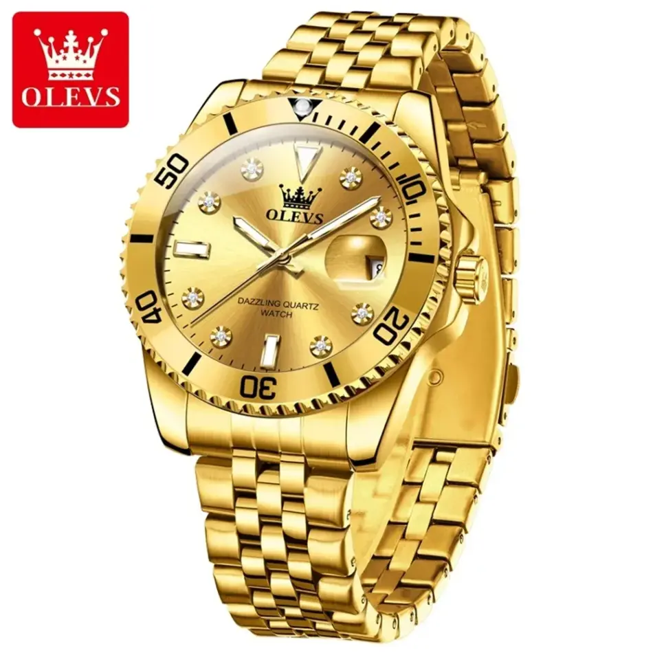 Olevs Men's Watch 9809 - Image 9