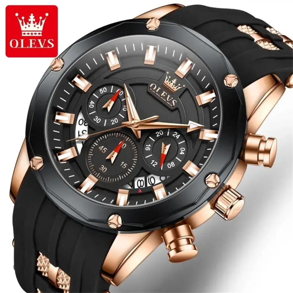 Olevs Men's Watch 9991 - Image 2