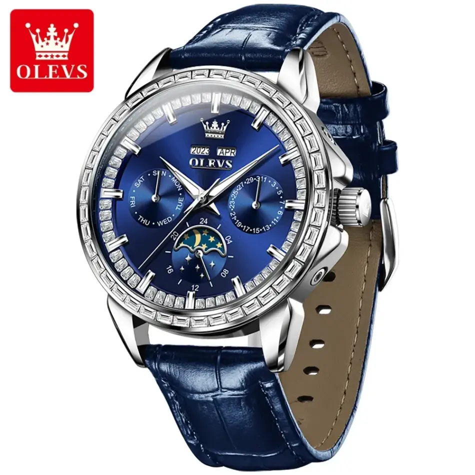 Olevs Men's Watch 6695 - Image 2