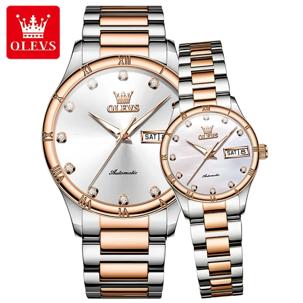 Olevs Couple Watch 7030