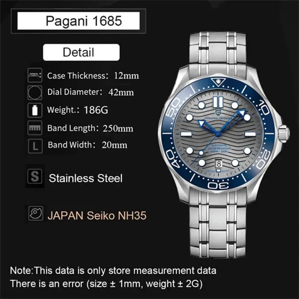 Pagani Design Men’s Watch 1685 - Image 2