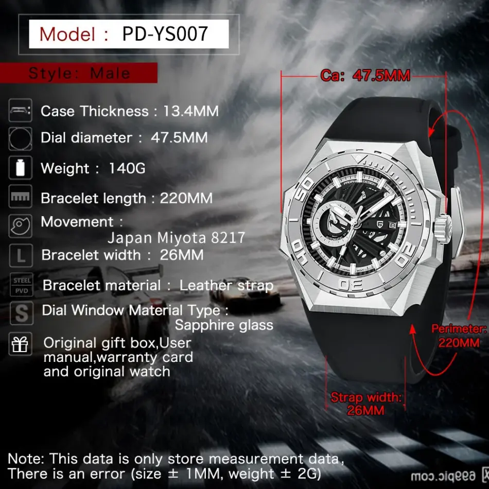 Pagani Design Men’s Watch YS007 - Image 4