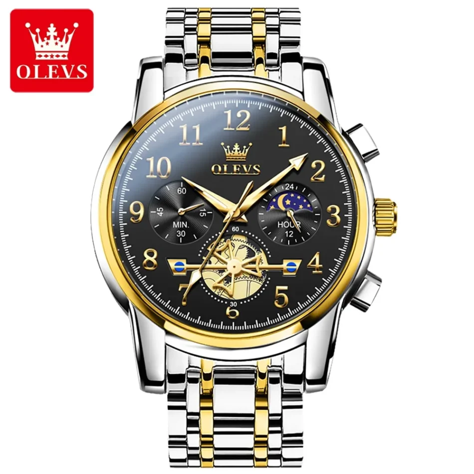 Olevs Men's Watch 2900 - Image 6