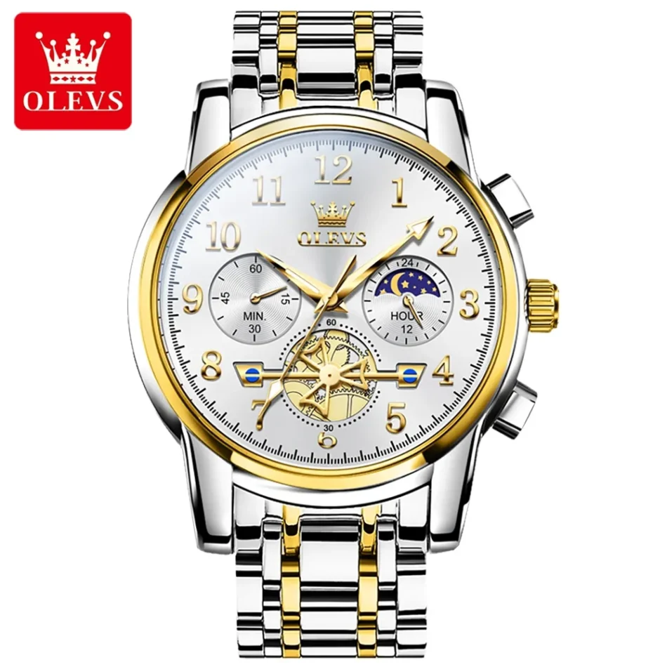 Olevs Men's Watch 2900 - Image 7