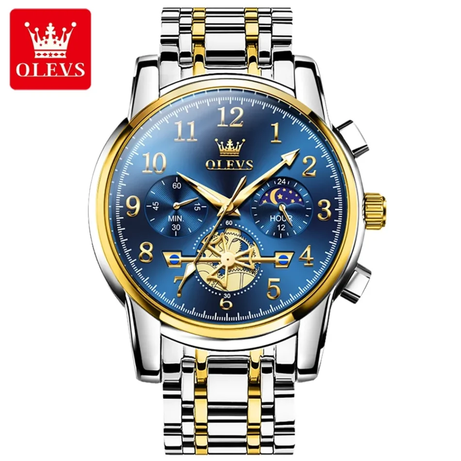 Olevs Men's Watch 2900 - Image 8