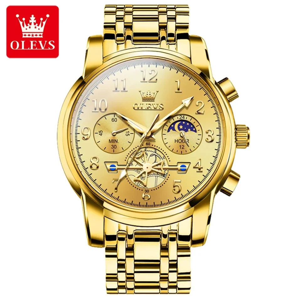 Olevs Men's Watch 2900 - Image 9