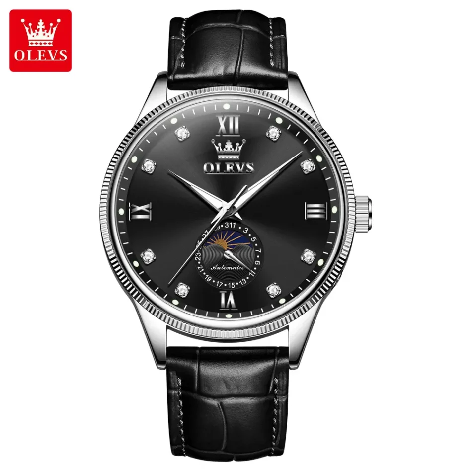 Olevs Men's Watch 7039 - Image 9