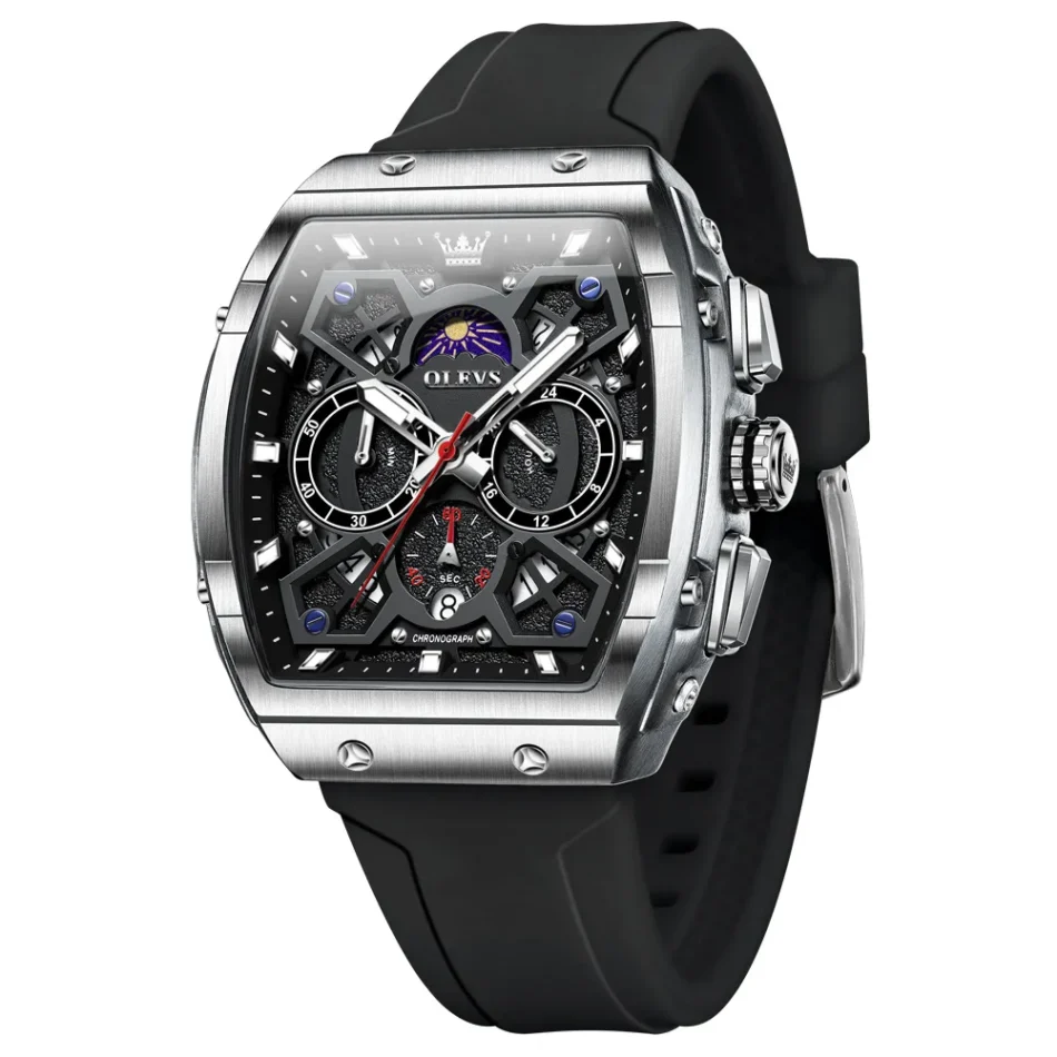 Olevs Men's Watch 2942 - Image 9