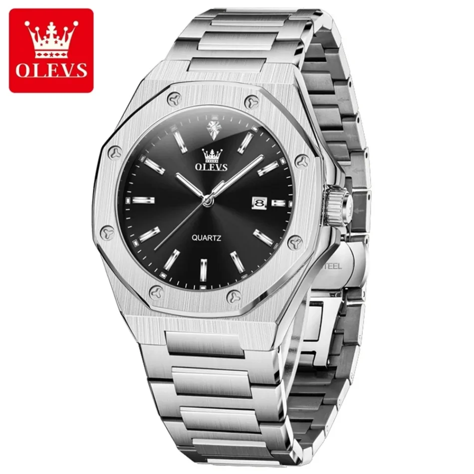 Olevs Men's Watch 3613 - Image 6