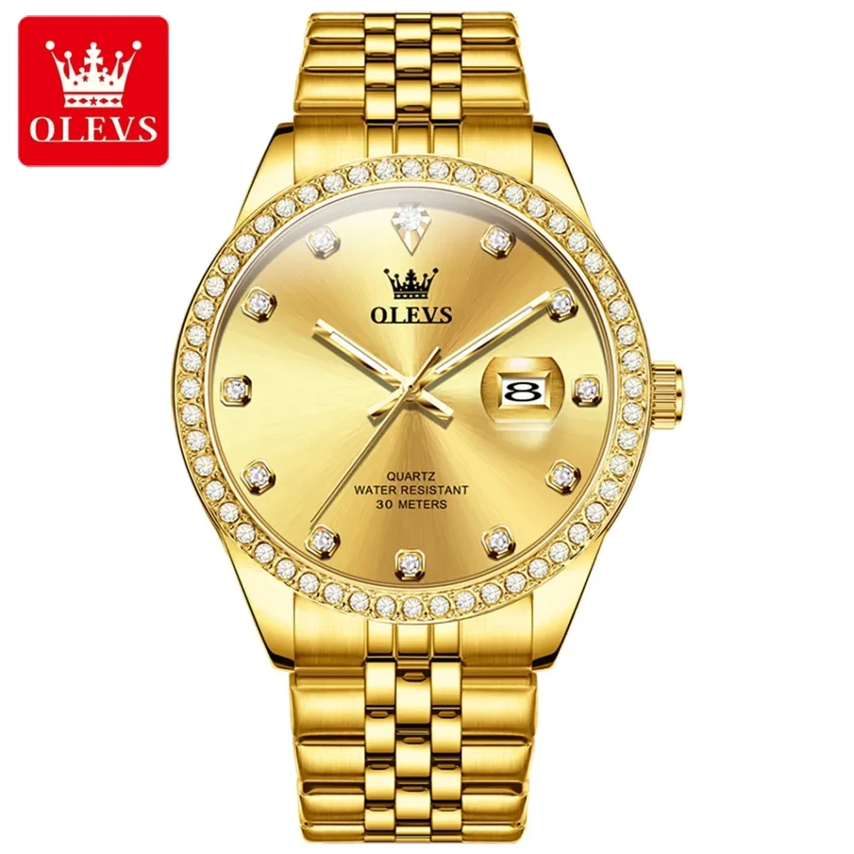 Olevs Men's Watch 3629 - Image 8