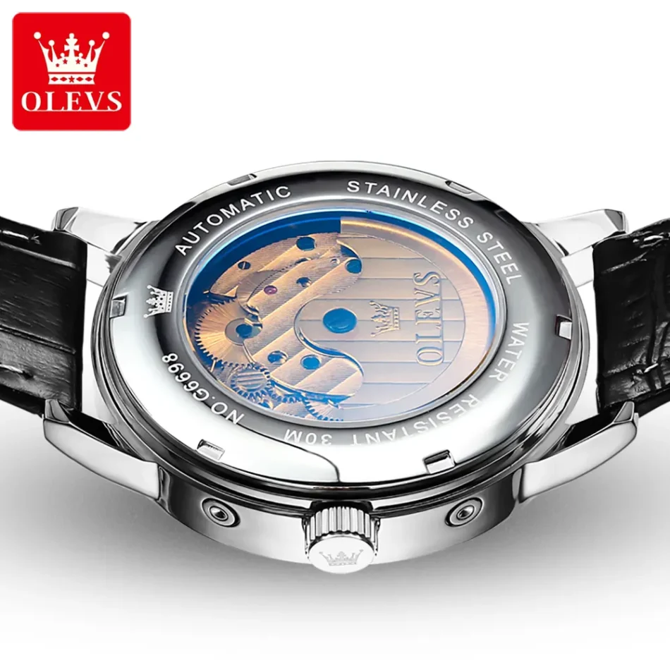 Olevs Men's Watch 6698 - Image 3