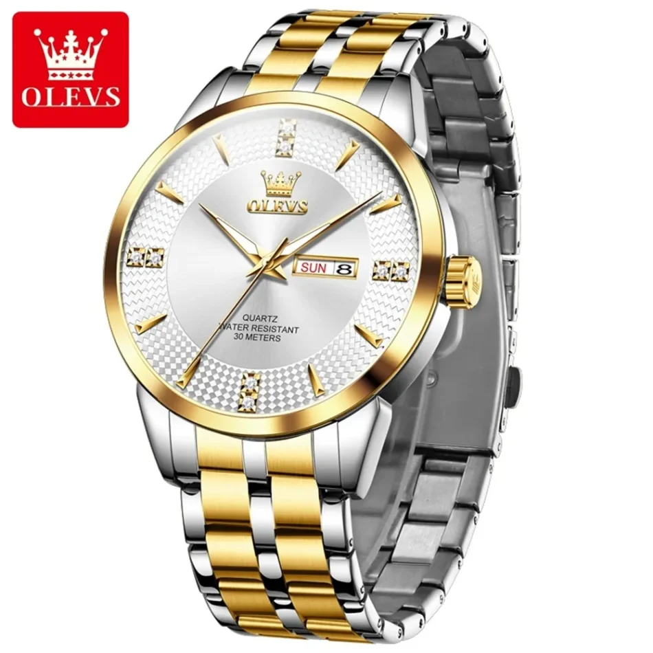 Olevs Men's Watch 9917 - Image 7