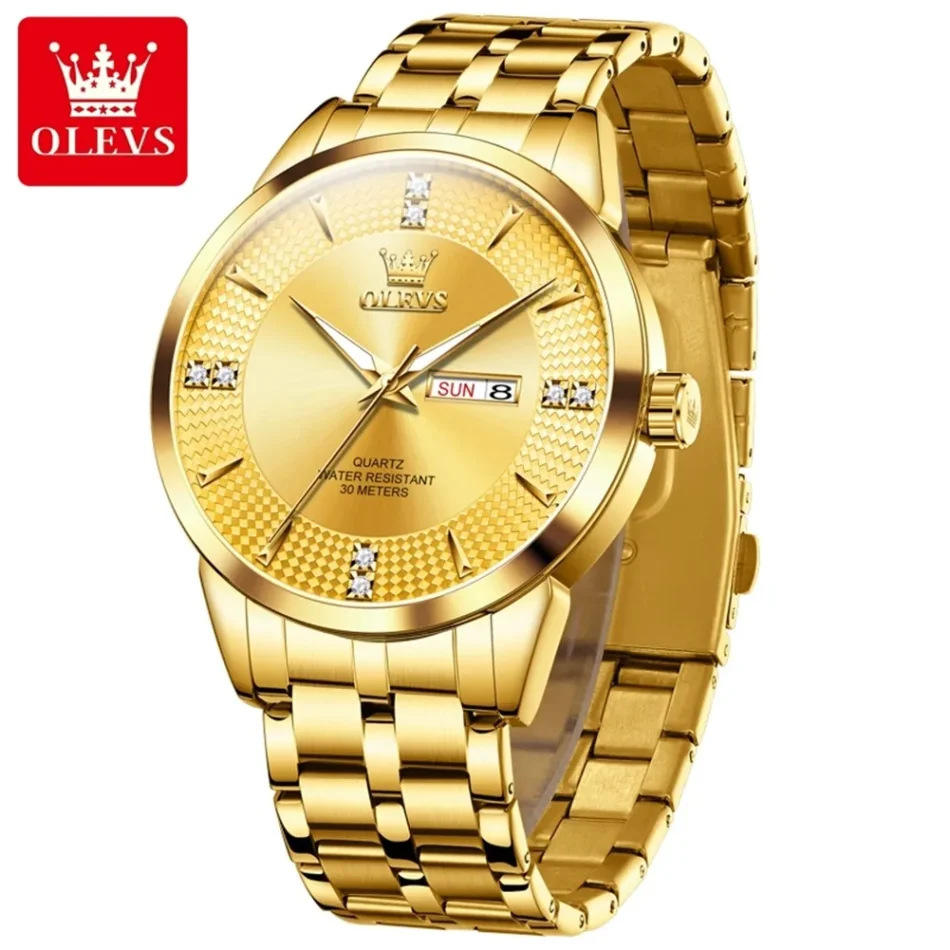 Olevs Men's Watch 9917 - Image 8