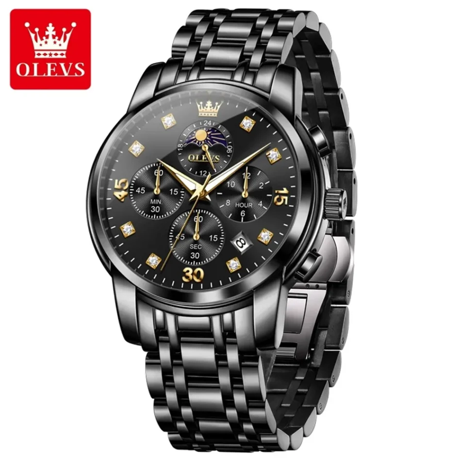 Olevs Men's Watch 3652 - Image 13