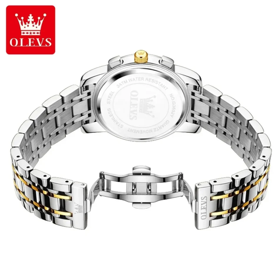 Olevs Men's Watch 3652 - Image 3