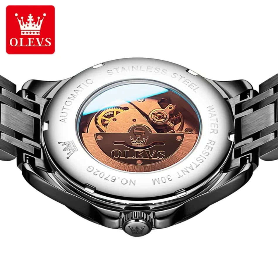 Olevs Men's Watch 6702 - Image 3