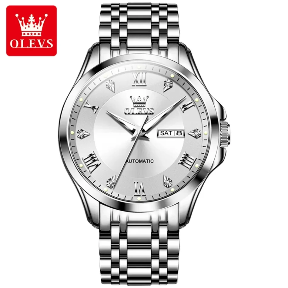 Olevs Men's Watch 6702 - Image 7