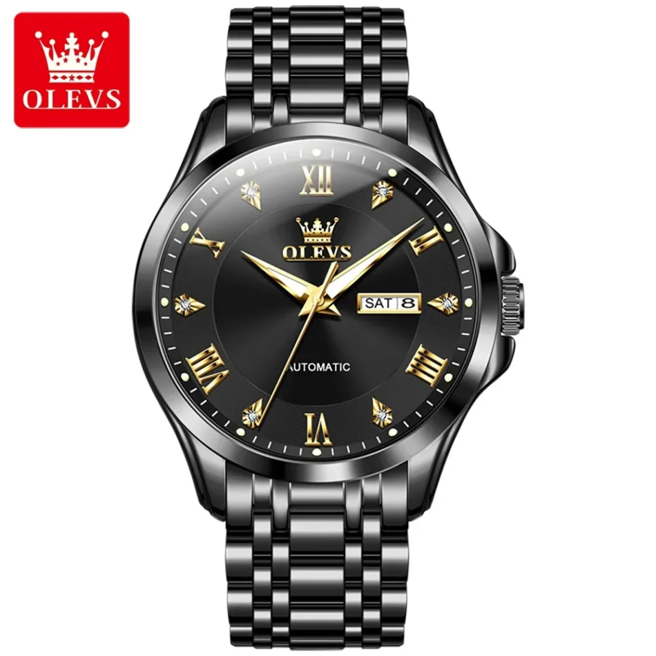 Olevs Men's Watch 6702 - Image 8