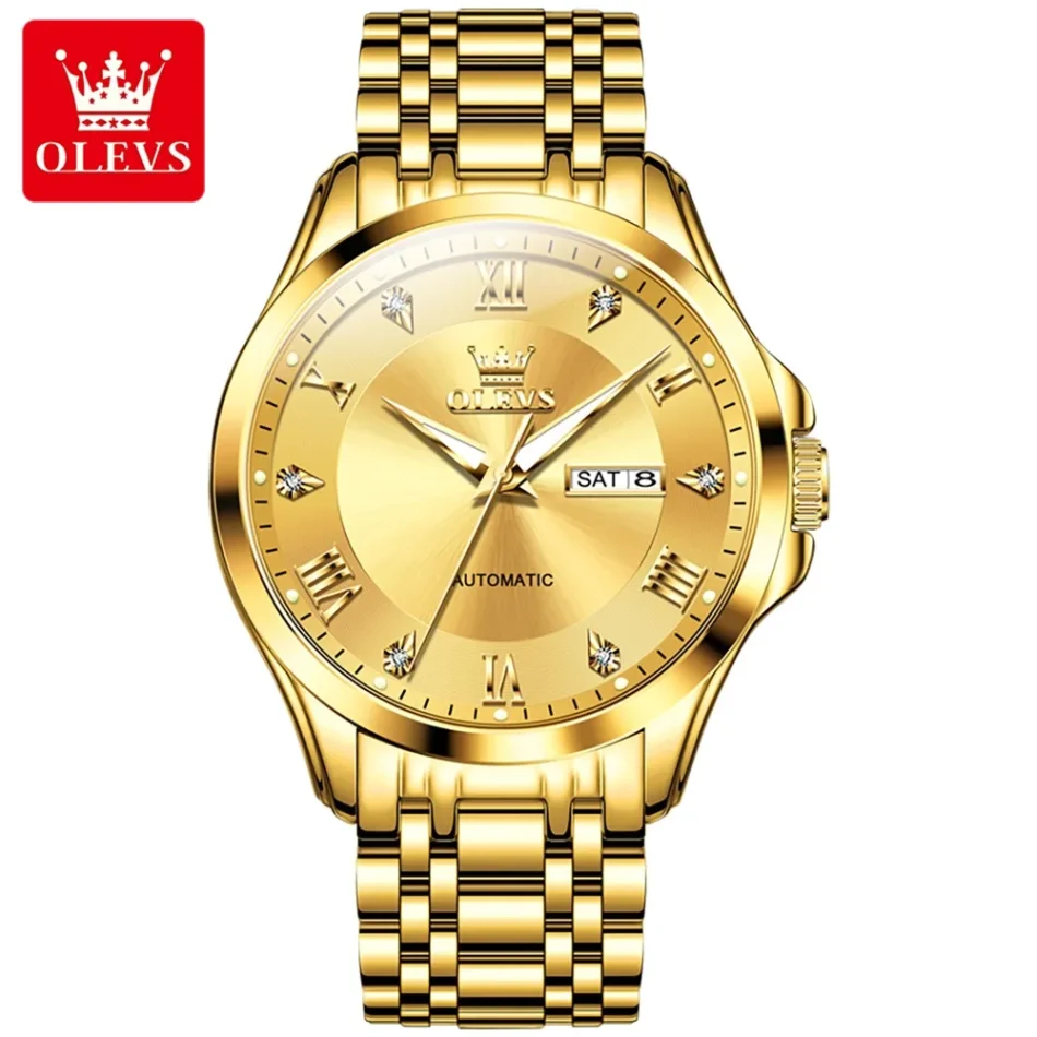 Olevs Men's Watch 6702 - Image 9