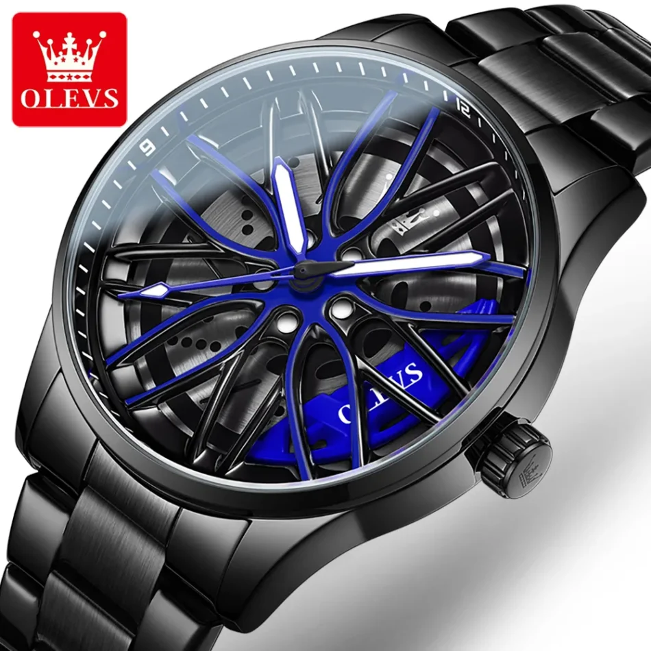 Olevs Men's Watch 9937 - Image 12