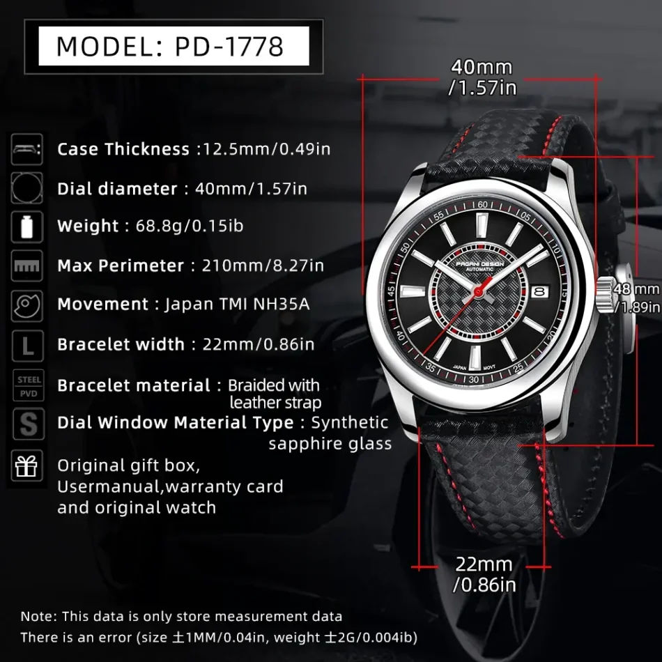 Pagani Design Men’s Watch 1778 - Image 3