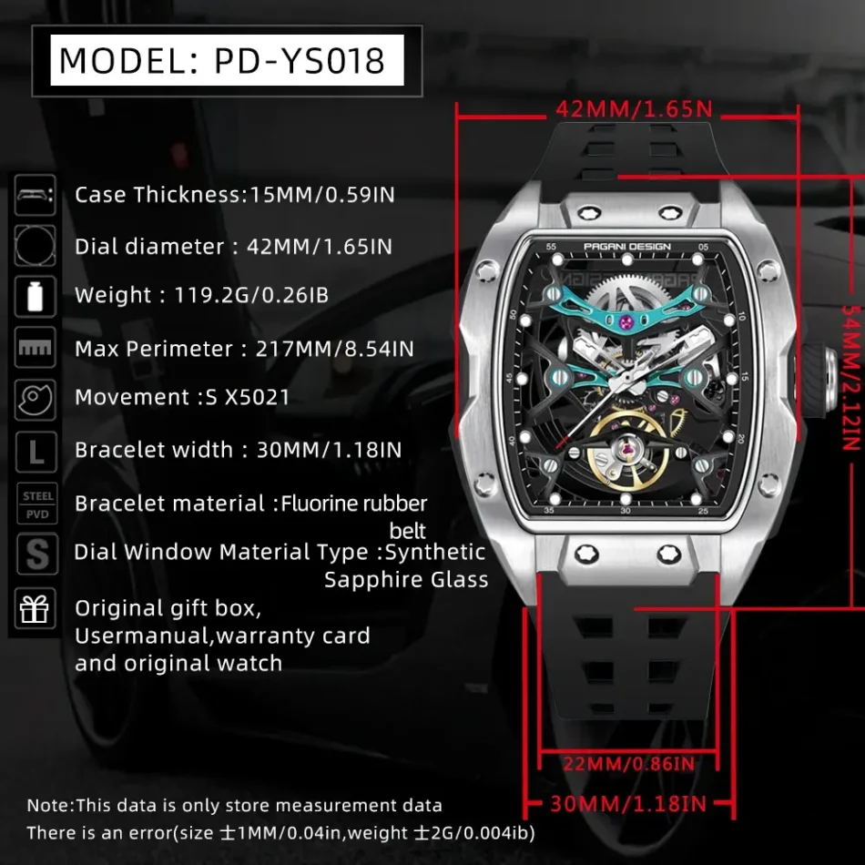 Pagani Design Men’s Watch YS018 - Image 2