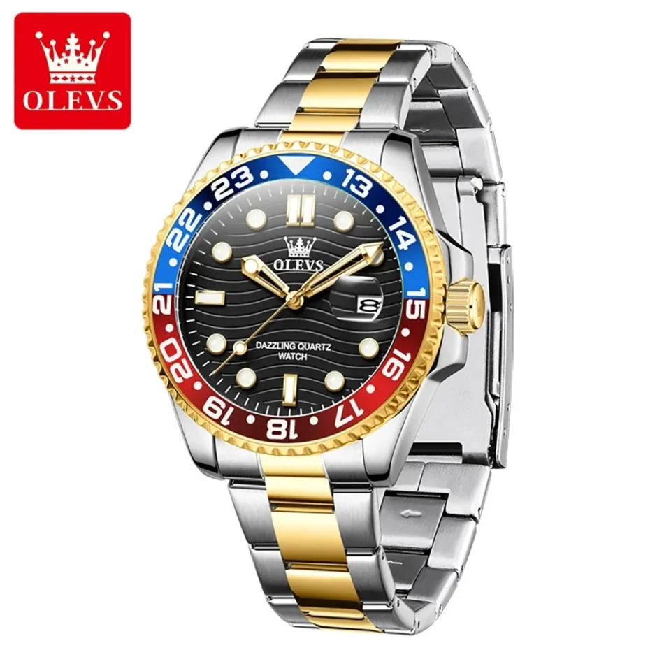 Olevs Men's Watch 3610 - Image 6