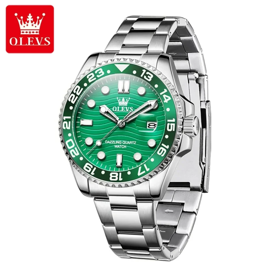 Olevs Men's Watch 3610 - Image 8