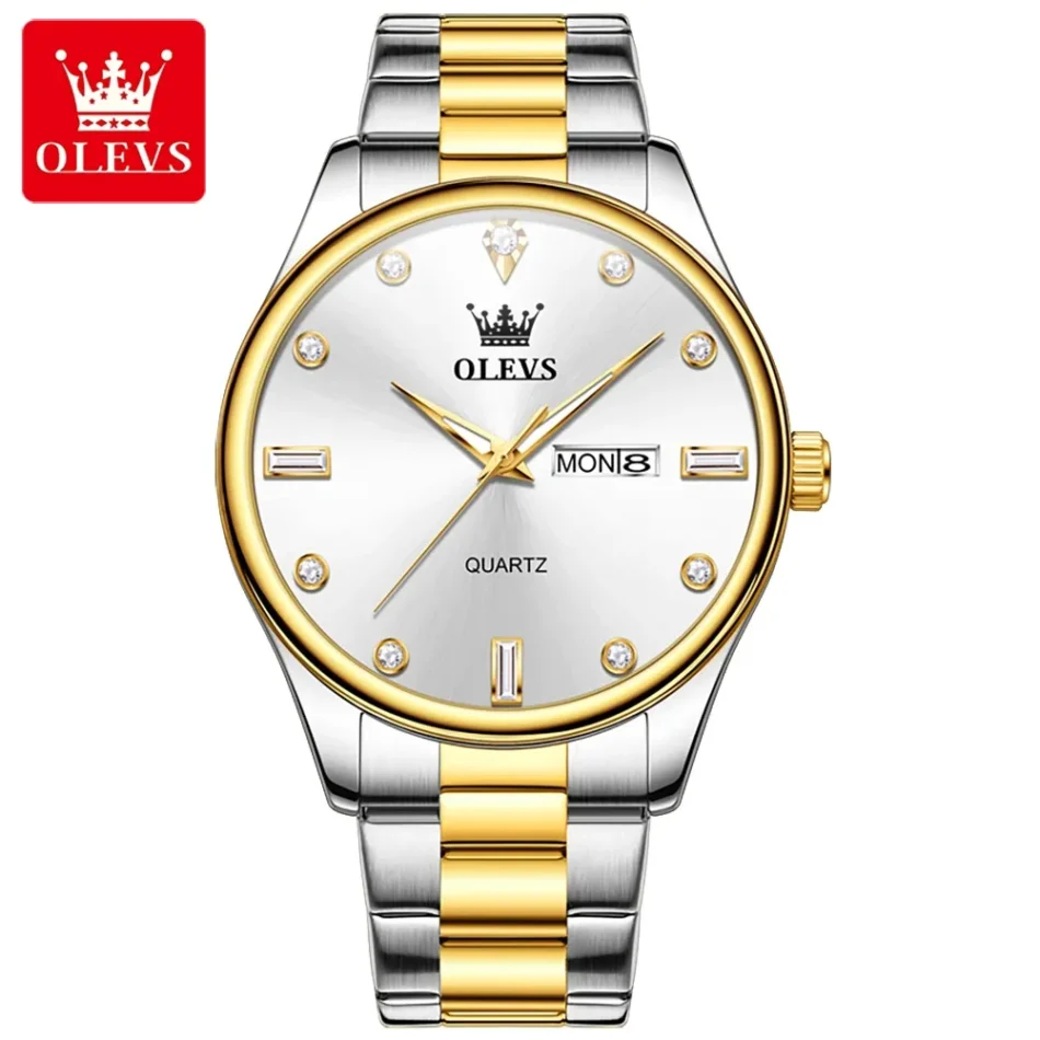 Olevs Couple Watch 3621 - Image 7