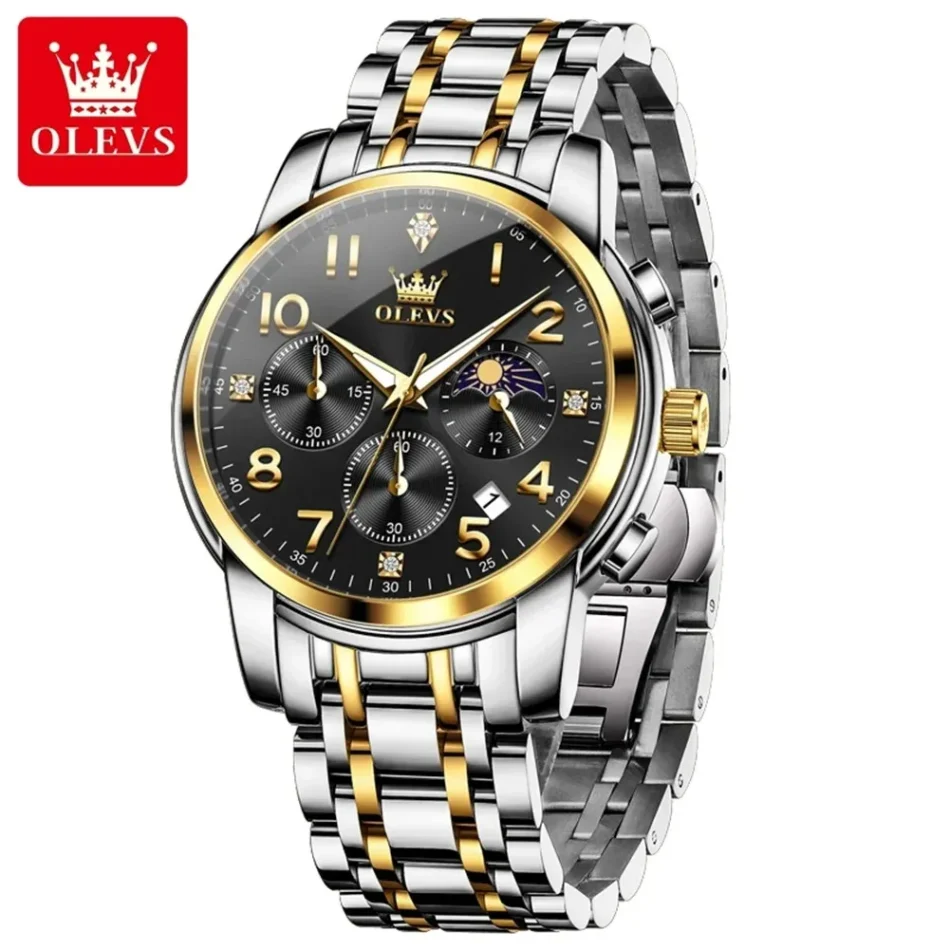 Olevs Men's Watch 3628 - Image 5