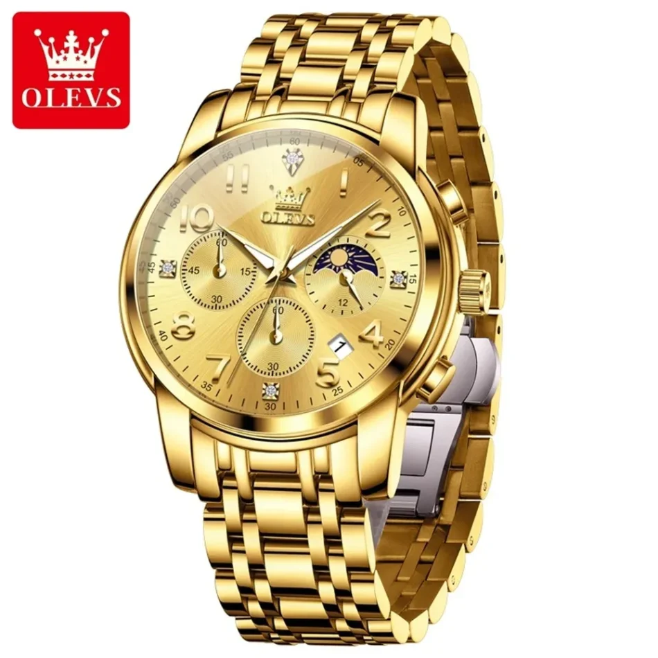 Olevs Men's Watch 3628 - Image 7